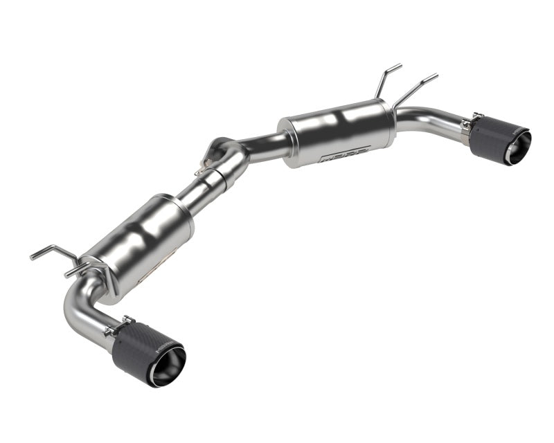 MBRP 19+ Mazda 3 Hatchback T304SS 2.5in Axle-Back, Dual Rear Exit w/Carbon Fiber Tips